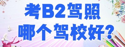 谁知道深圳b2驾校培训学校在哪？考B2驾驶证补贴标准